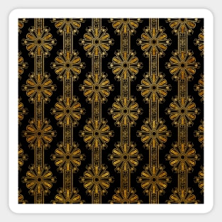 Gold Foil Art Deco Spiders Sticker